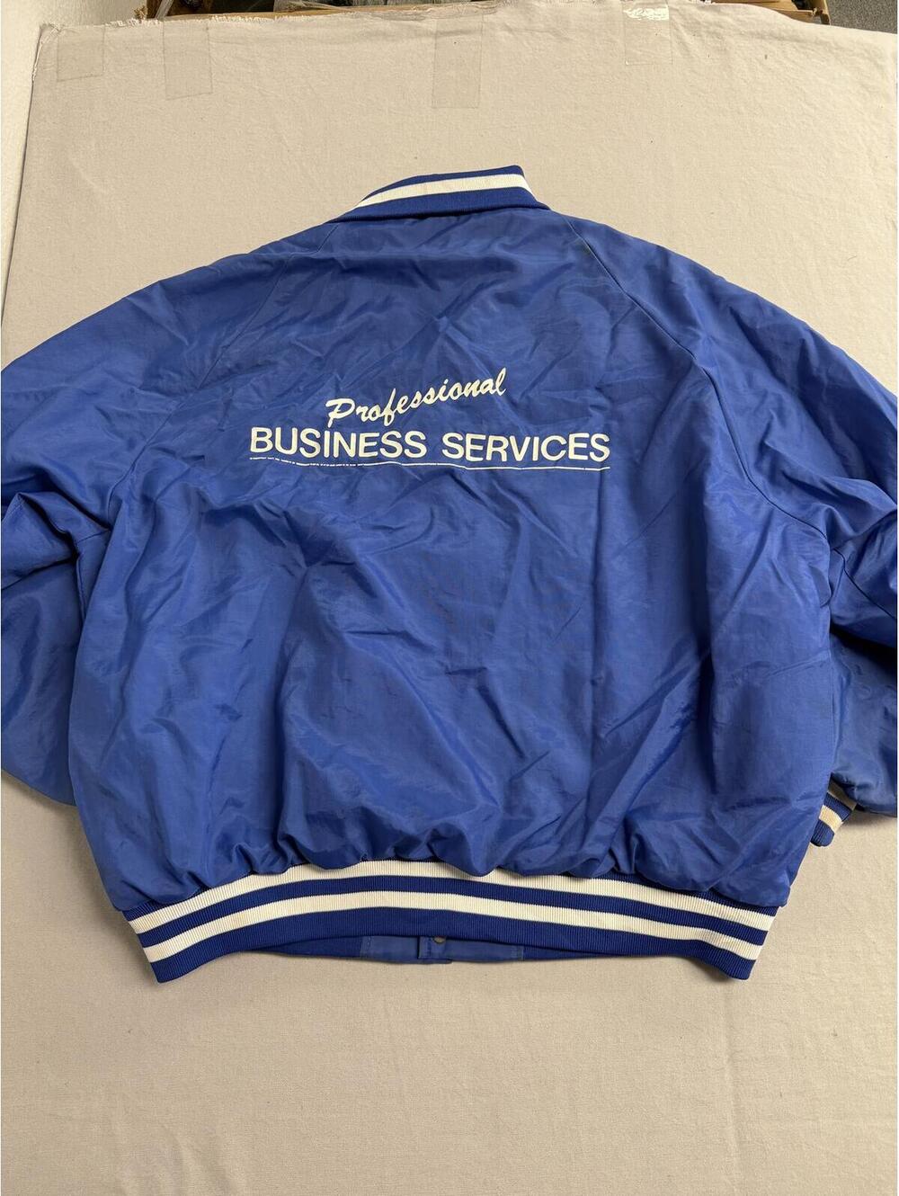 Vintage Bomber Jacket by Pla-Jac Dunbrooke 1980s Royal Blue
